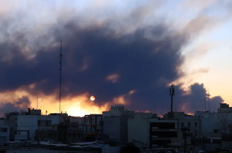 Imagem de satélite do Golfo